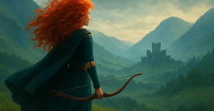Valente: Merida e sua jornada rebelde na mágica Escócia